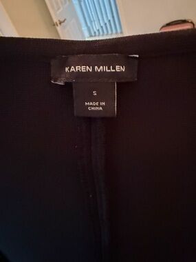 Karen Millen Black Dress with Back Zip